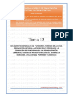 Tema 13 - Los Cuerpos Generales I PDF