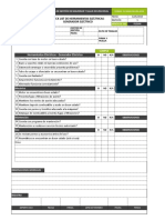 Check List de Herramientas Eléctricas - Generador Eléctrico