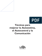 Tècnicas Grupales para Mejorar Autoestima, Auto Control y La Comunicaciòn