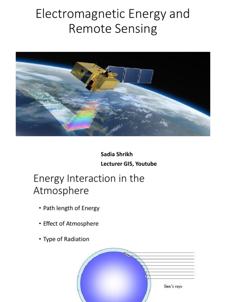 EMR Interactions with Atmosphere & Earth | PDF | Scattering ...