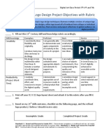 2020 Updated Logo Design Project Objectives and Rubric