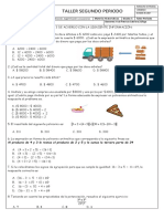 Taller de Recuperacion Grado 5 PDF