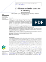 Ethical Dilemmas in The Practice of Nursing