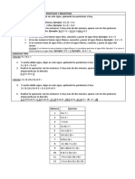 Sumas y Restas de Numeros Positivos y Negativos