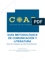 GUIA de COMUNICACION Y LITERATURA PDF