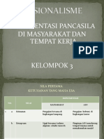 Implementasi Pancasila Materi Latsar