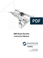 ABR Brake Rectifier Instruction Manual R0