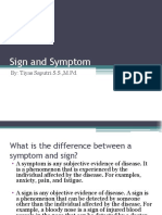 Symptom and A Sign