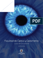 Guía Facultad Óptica y Optometría PDF