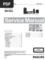 Philips MCD 122 Service Manual