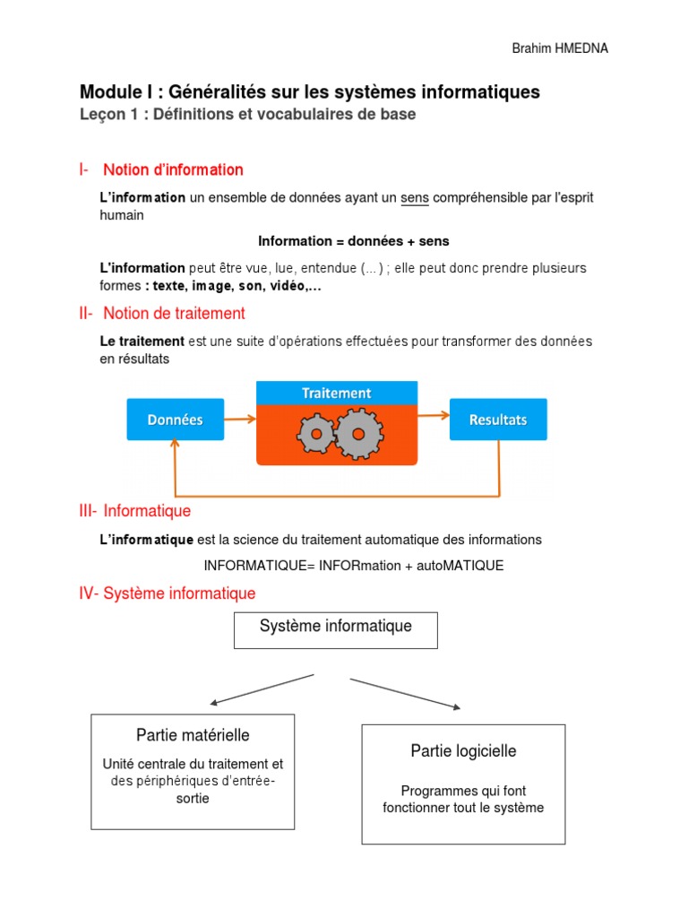 Introduction au code binaire en informatique | PDF | Informatique ...