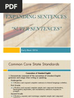 Expanding Sentences