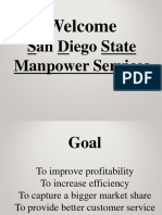 San Diego State Manpower Services Overview