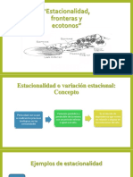 Estacionalidad, Fronteras y Ecotonos