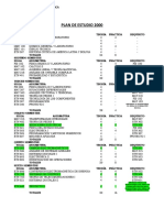 PLAN DE ESTUDIO 2000