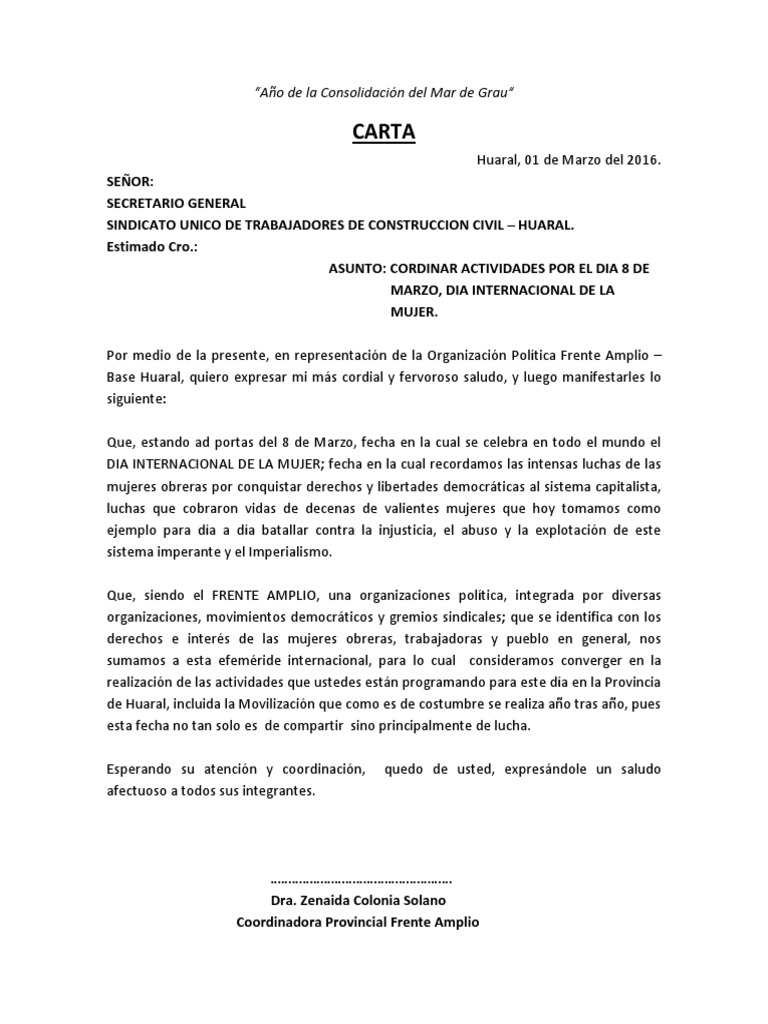 CARTA A SINDICATO..docx