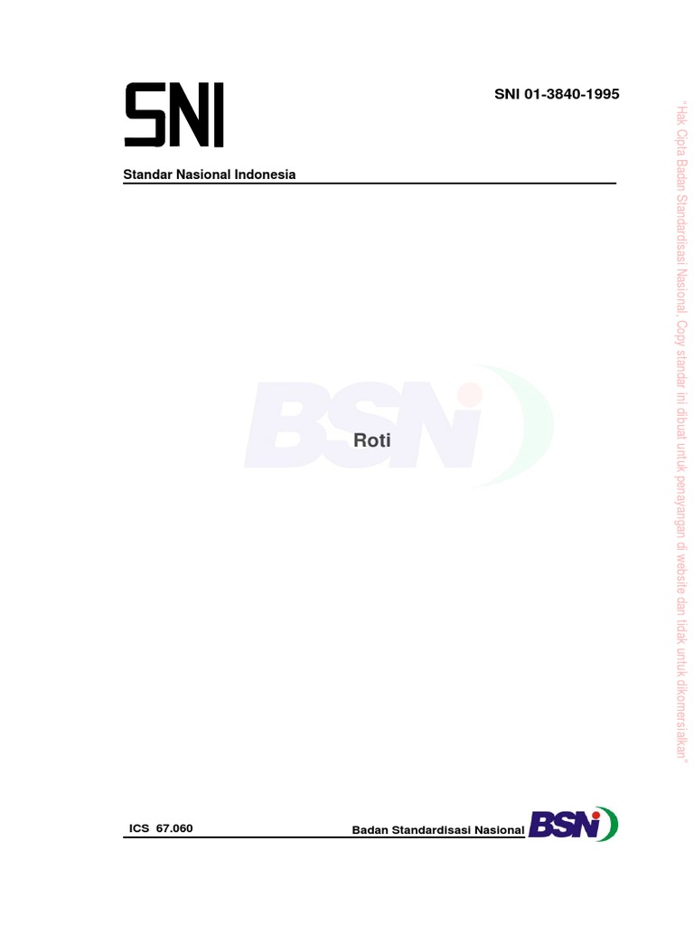 Sni Roti Manis PDF | PDF