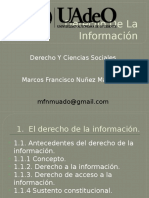 Derecho de La Información