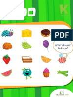 Workbook I Kindergarten I Math - Fun With Food