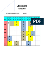 Jadual Waktu Persendirian 2016