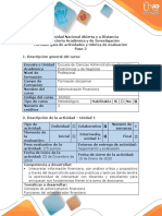 Guía de Actividades y Rúbrica de Evaluación - Paso 2 - Diagnóstico Financiero