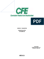 Especificacion Cfe 2B500-30 Grapa y Base RB