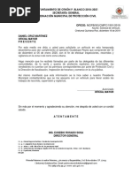 Solicitud de apoyo a Protección Civil | PDF
