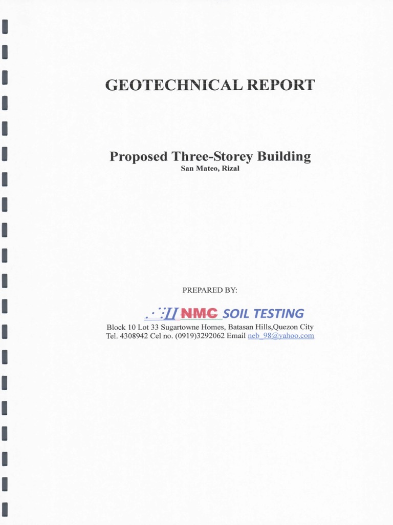 Geotechnical Report PDF