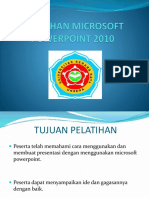 Presentasi PowerPoint untuk Pelatihan