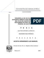 Tesis UNAM - Medición de Entalpía PDF