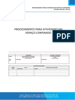 PR-SMS-LGA-008 - REV-00 - PROCEDIMENTO PARA TRABALHO EM ESPAÇO CONFINADO