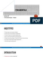 CH 9 C formated input