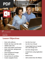 Customizing MS Access Form Controls | PDF | Microsoft Access | Button ...