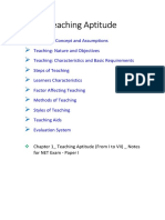 Teaching Aptitude PDF