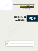 2188-Resumen 2 - Álgebra (7%) PDF