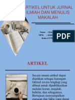 Artikel Dan Makalah