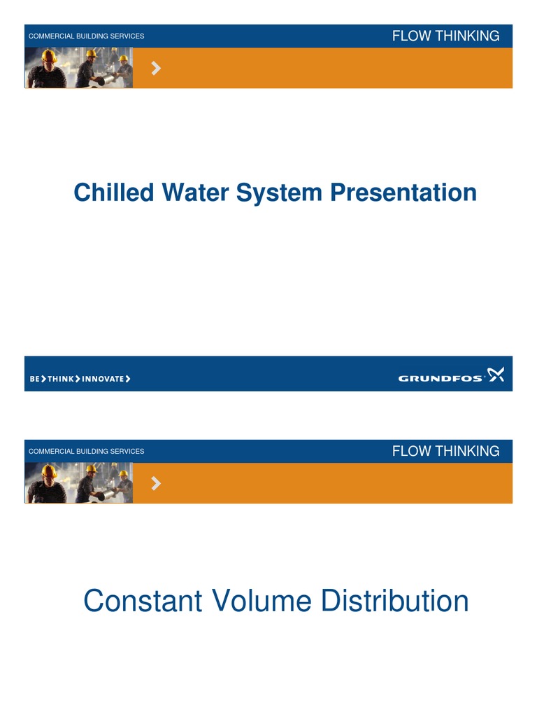 Chilled Water System Presentation PDF Pump Valve
