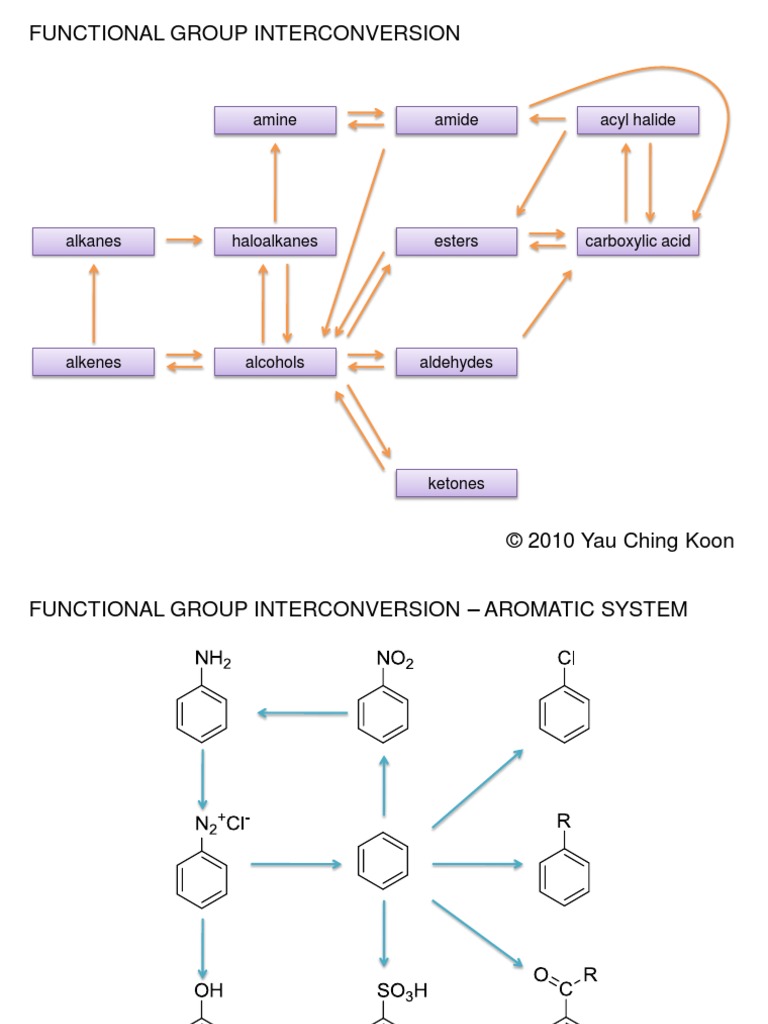 Functional Group Interconversion Guide | PDF