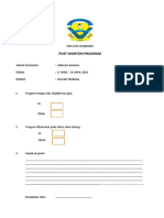 Borang Penilaian Murid Dan Post Mortem Program