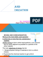 Mixing & Homogenization