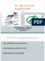 Mutu Pelayanan Flebotomi