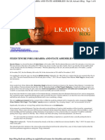 LK Advani's Blog