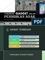 Fenomena Gadget Dalam Pendidikan Anak