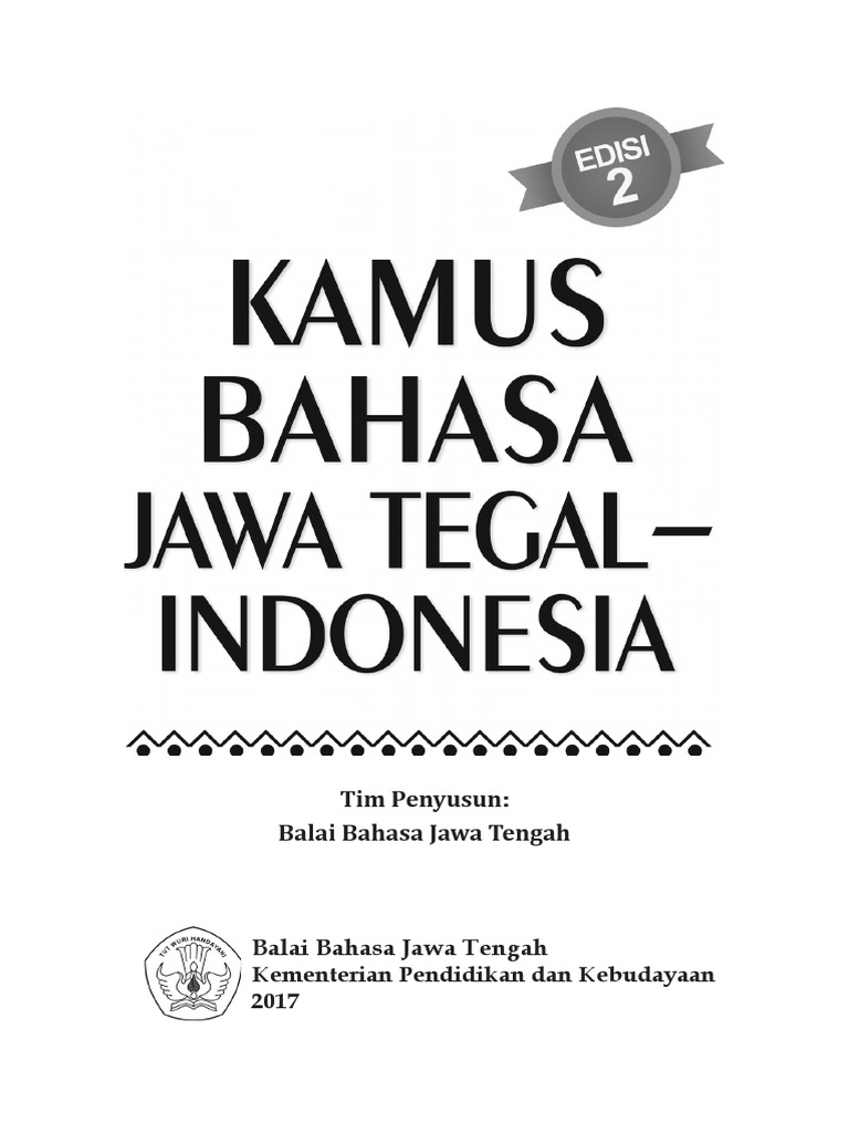 Kamus Bahasa Jawa Tegal