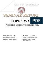 Topic:Wap: (Wireless Application Protocol)