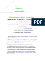 Ispitna Pitanja Iz Drugog Dijela Predmeta PMiS 2011 - 2012