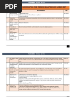 Checklist For Accounting and Record Maintenance