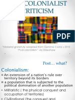 Postcolonialism