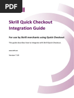 Skrill Quick Checkout Guide v7.10