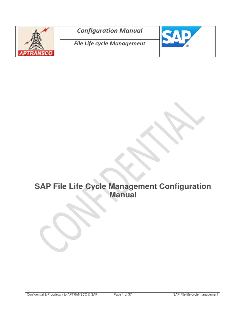SAP File Lifecycle Management Guide | PDF | Product Lifecycle | Workflow